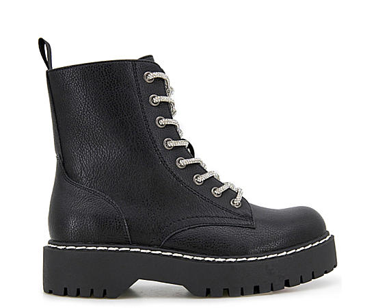 Unionbay Womens Hayden-2 Combat Boot