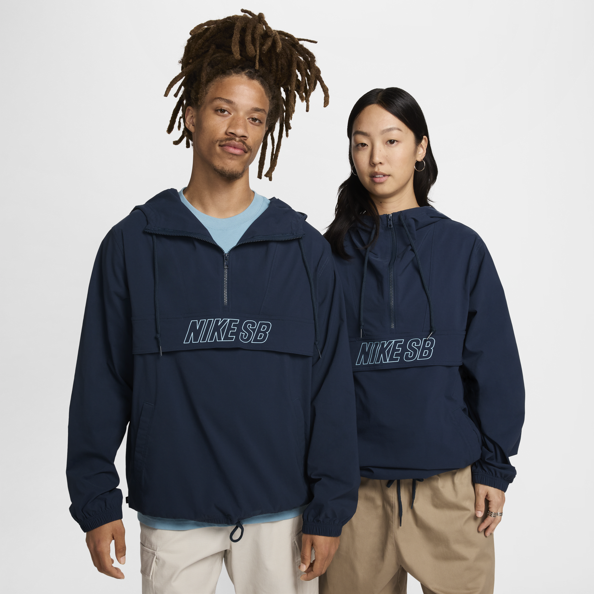 Unisex Nike SB Anorak Skate Jacket in Blue | FV7343-478