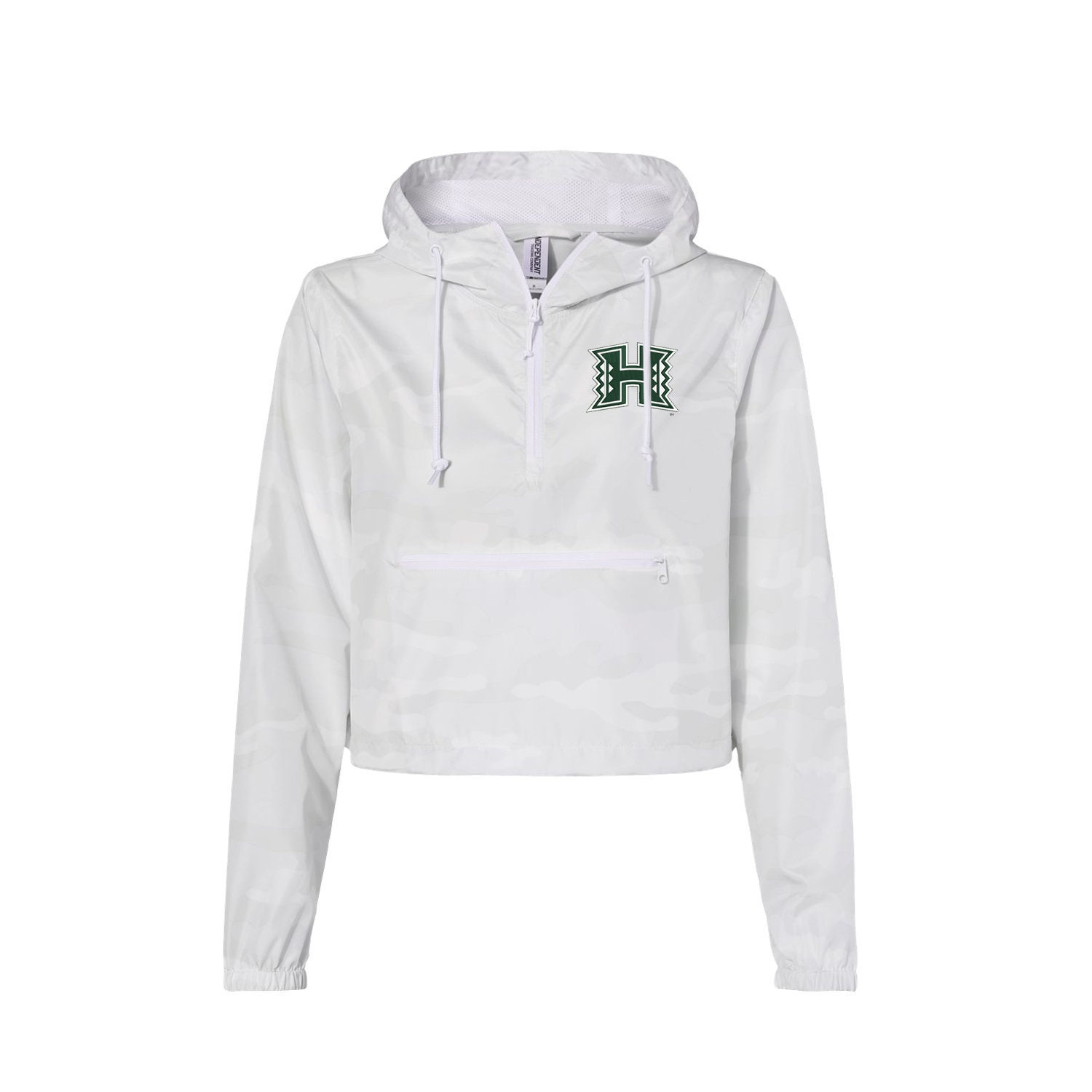 University Of Hawaii, Crop Windbreaker, Cropped Anorak, Hawaii Manoa, Hilo, Vulcans, Jacket