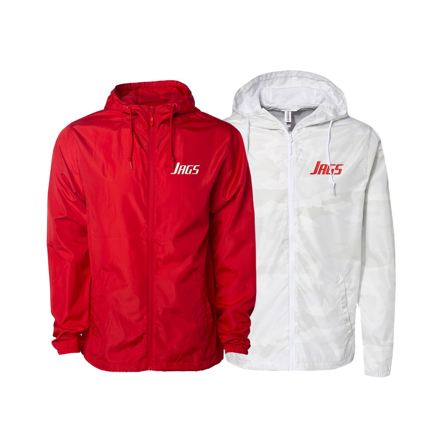 University Of South Alabama, Windbreaker Jacket, Jags Anorak, Full Zip Lightweight Windbreaker, Alabama Apparel