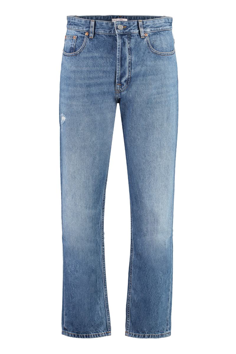 Valentino Garavani 5-Pocket Straight-Leg Jeans