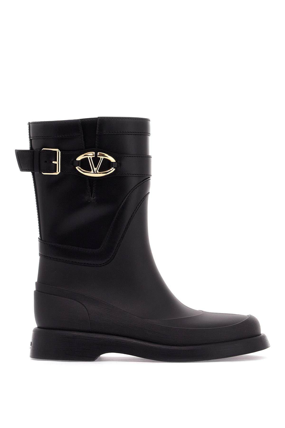 Valentino Garavani Rain Boots With Vlogo, The Bold Edition For Women Size Eu 38 in Black