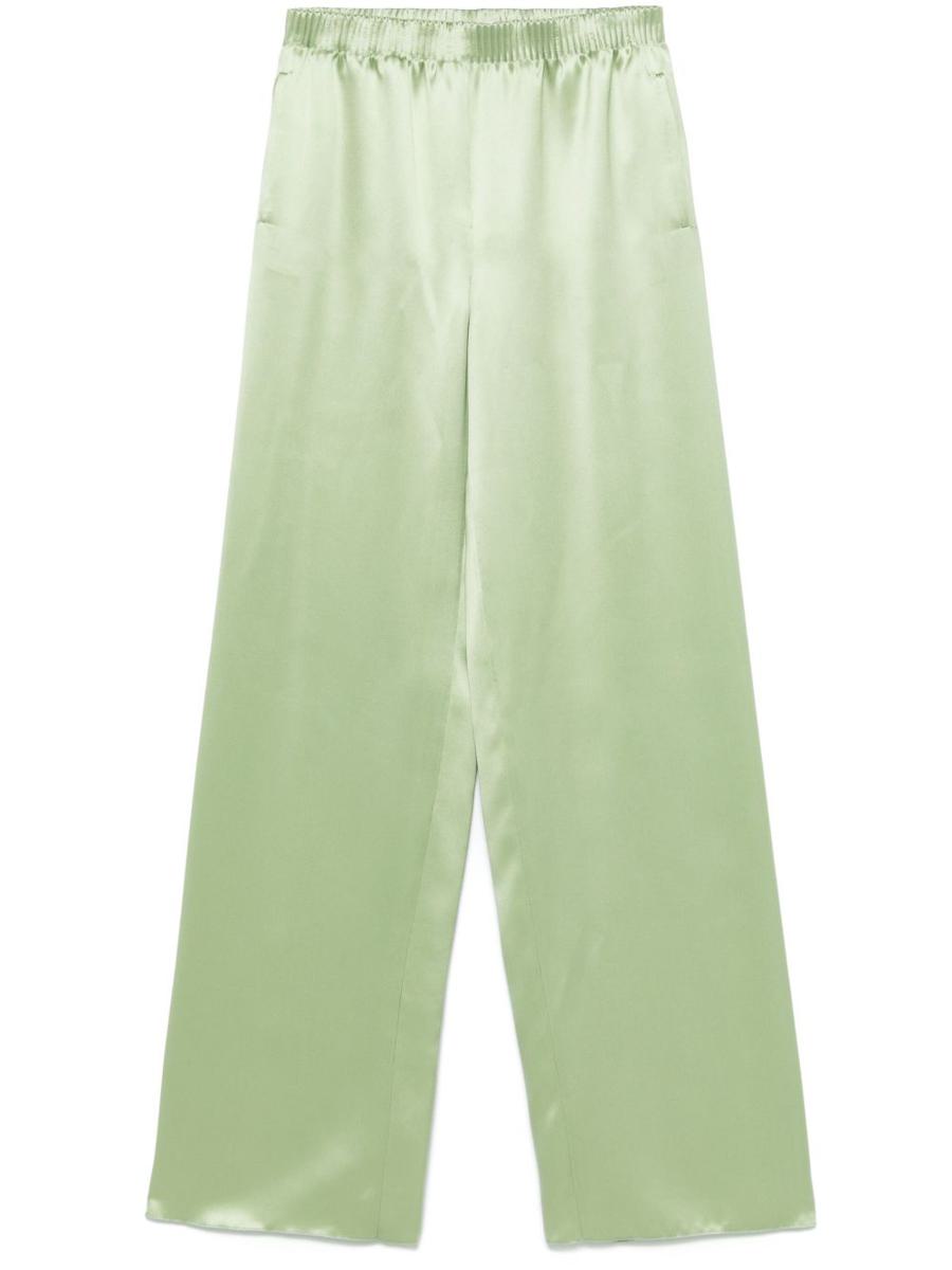 Valentino Garavani Silk Wide-Leg Trousers