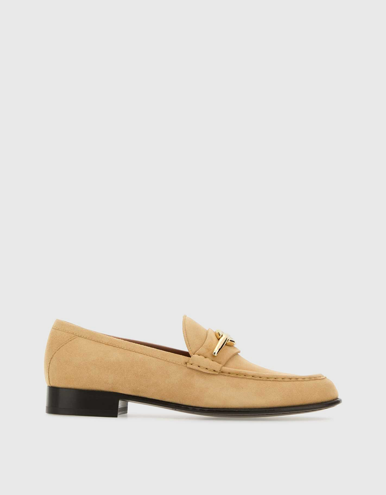 Valentino VLogo Suede Slip-On Loafers - 36