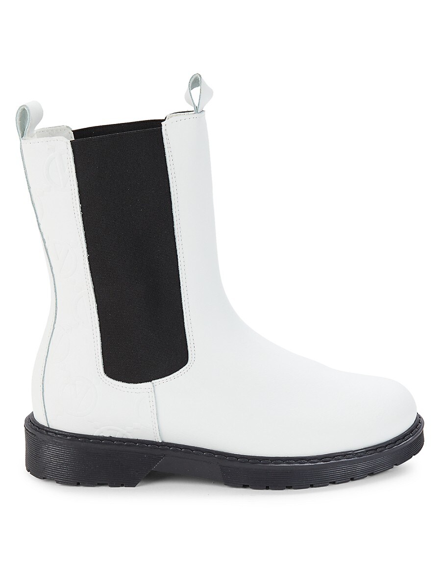 Valentino by Mario Valentino Women's Stacey Chelsea Boots - White - Size 6