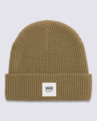 Vans Waffle Cuff Beanie(Gothic Olive Green / Tan)