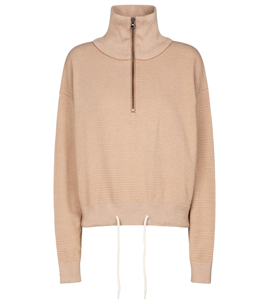 Varley Buckingham cotton knit sweatshirt