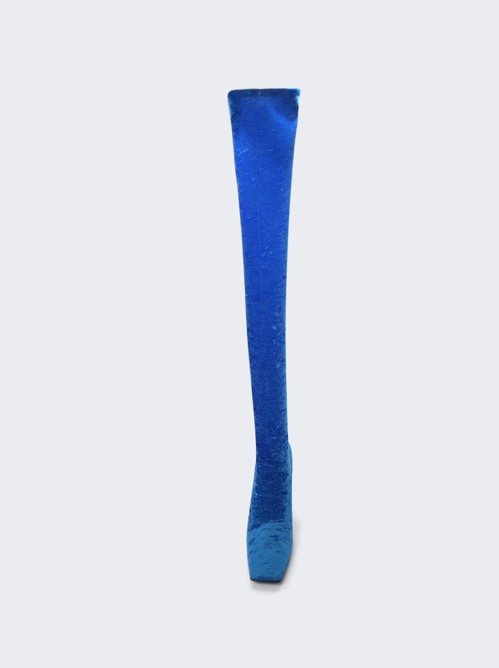 Velvet High Boomerang Sock Boots