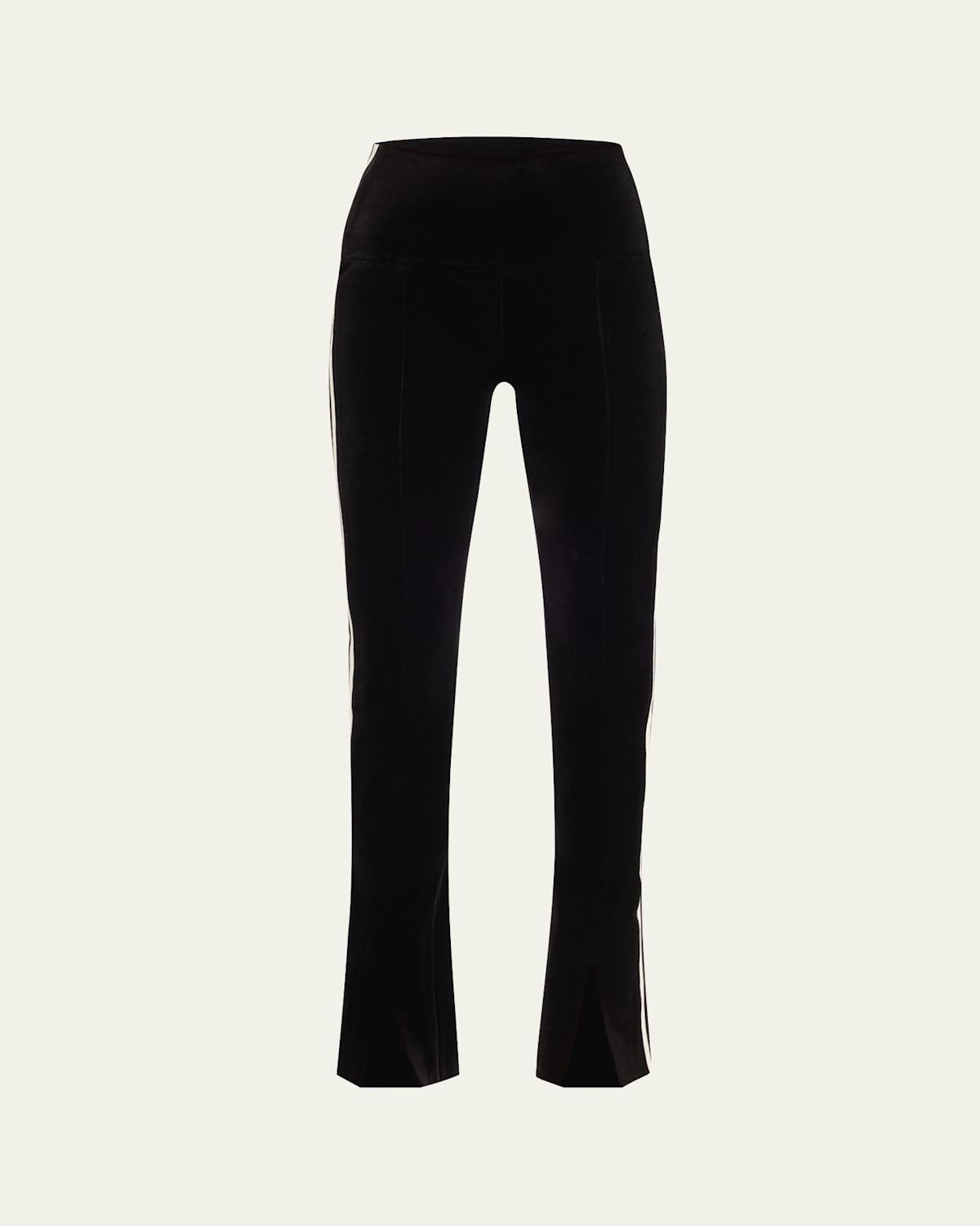 Velvet Side Stripe Spat Leggings