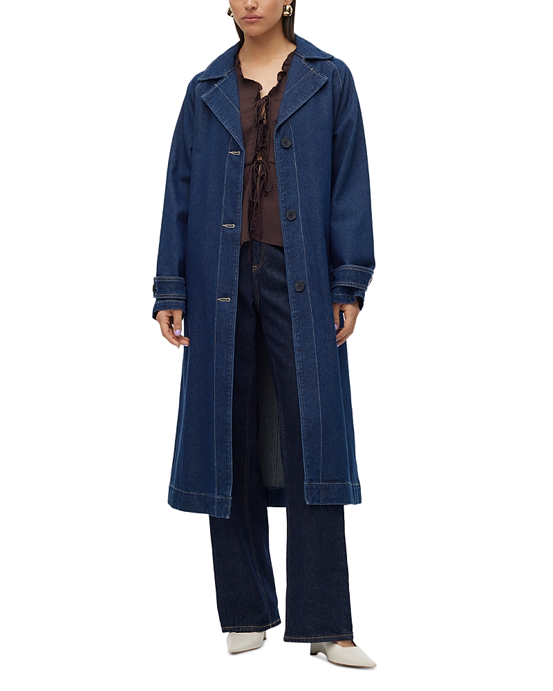 Vero Moda Madison Long Denim Trench Coat