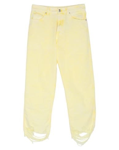 Vicolo Woman Jeans Pastel yellow Size XS Cotton