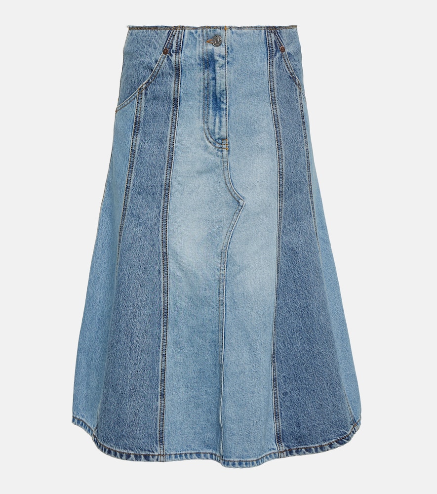 Victoria Beckham Denim midi skirt