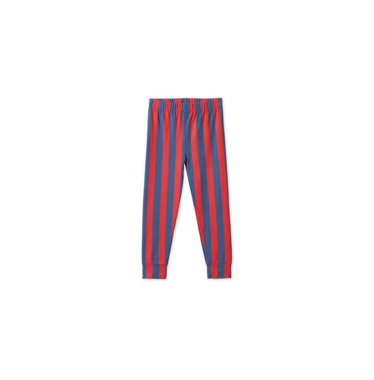 Vild House of Little Baby Striped Tencel Leggings - Blue/red stripe