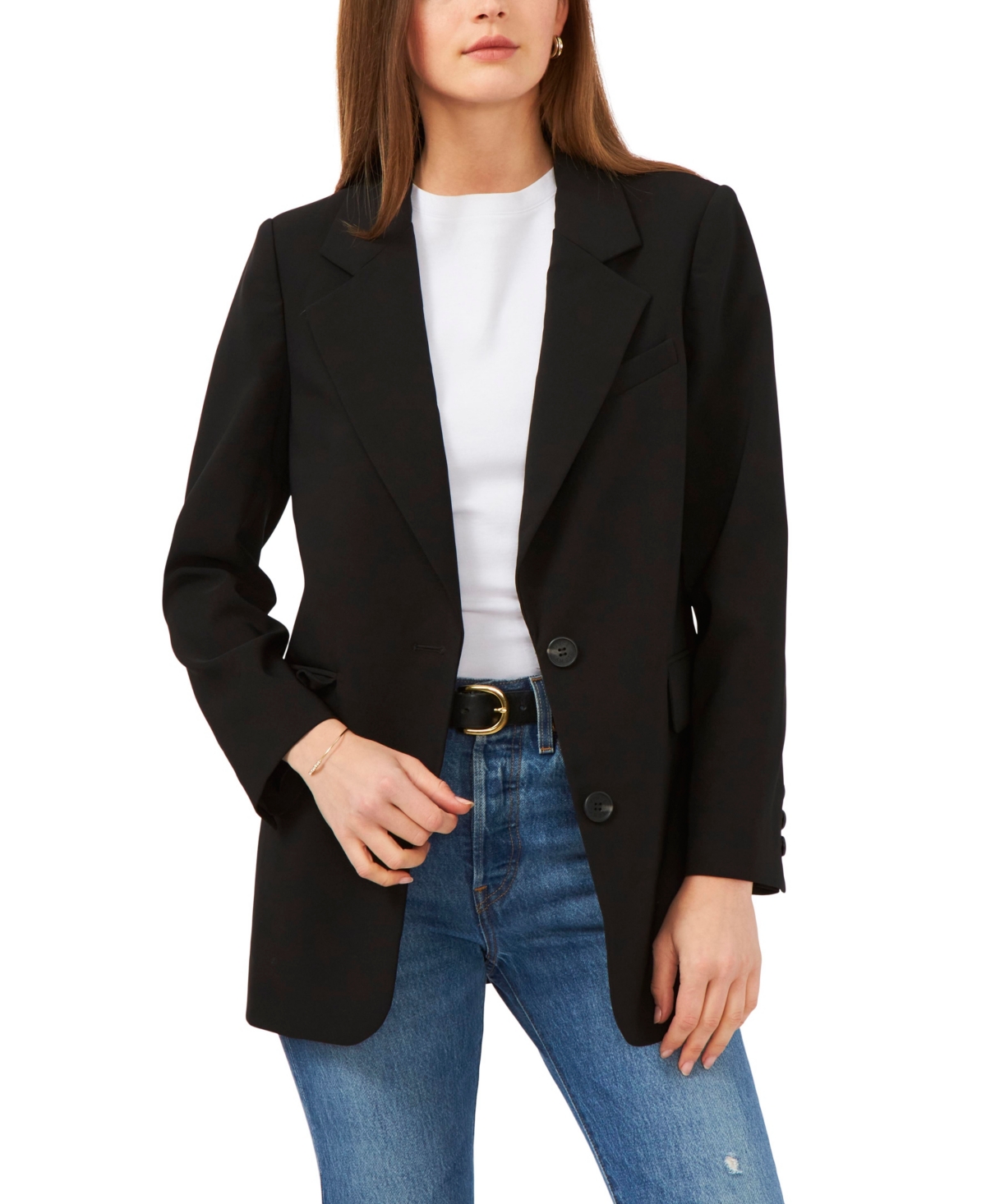 Vince Camuto Women's Oversized Blazer - Rich Black