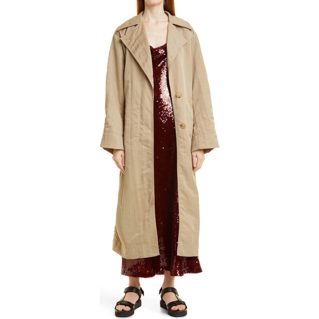 Vince Duster Coat in Smokey Quartz at Nordstrom, Size X-Large