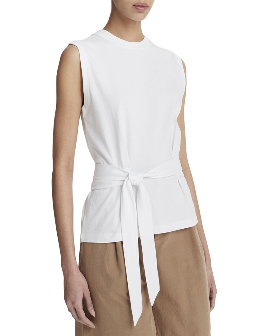 Vince Sleeveless Wrap Top