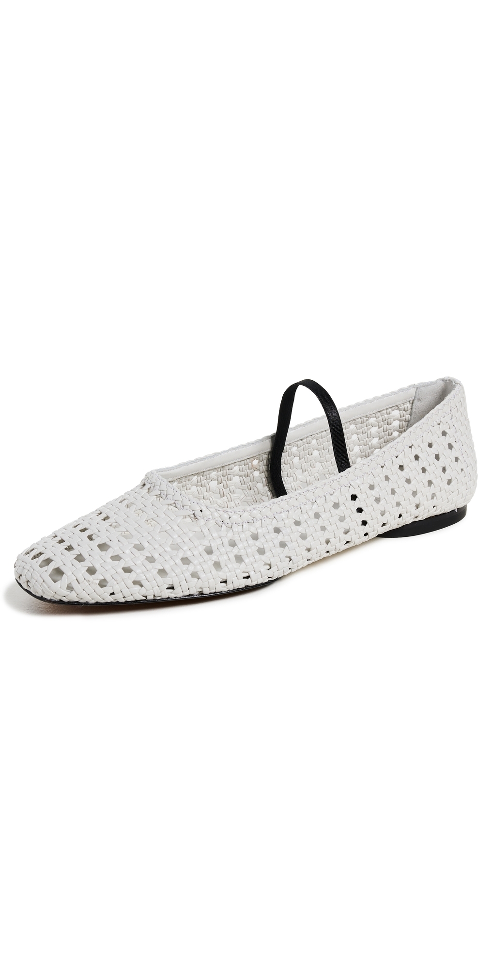 Vince Vivian Woven Mary Janes White 5