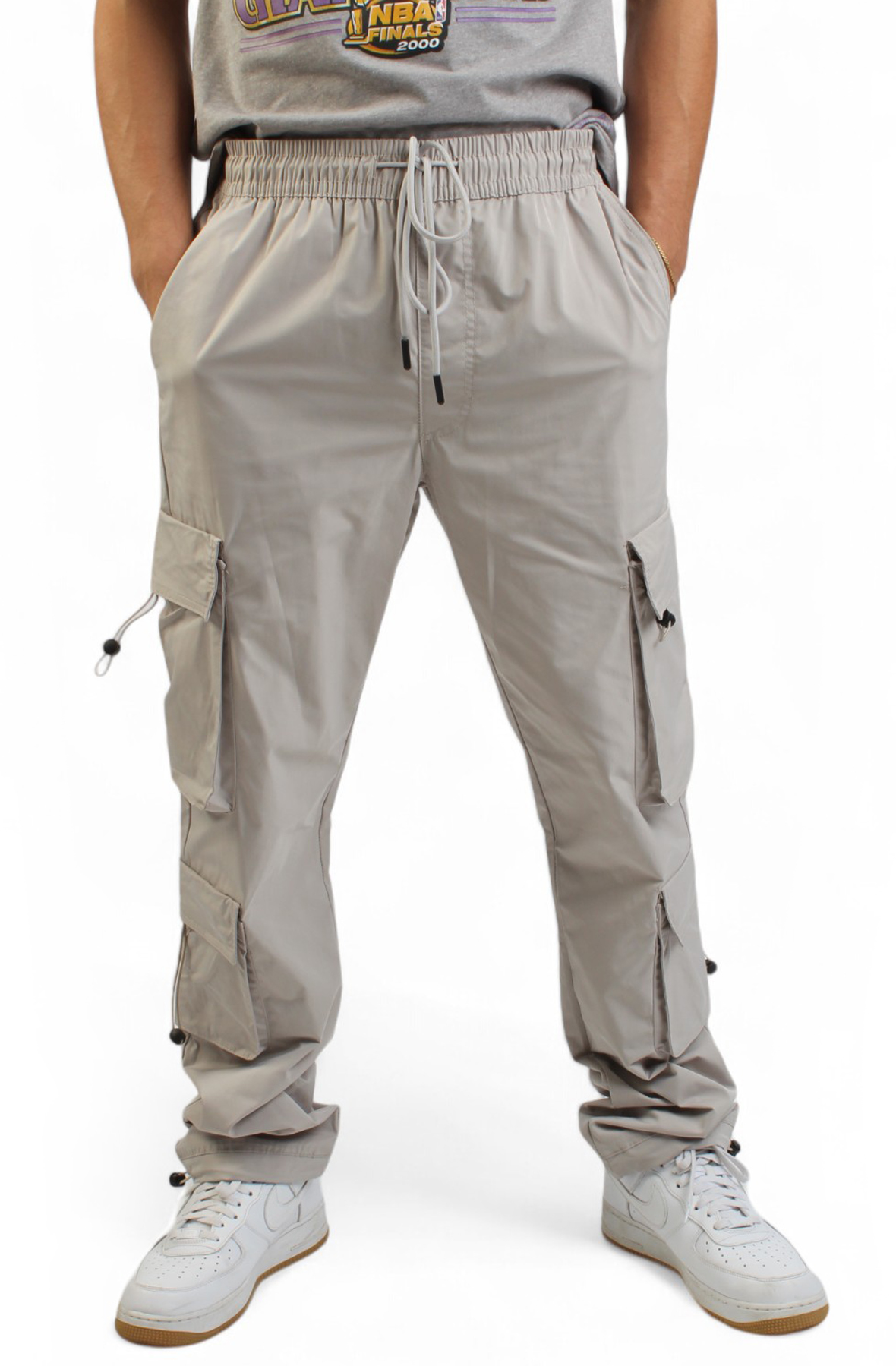 Vincenzo Nylon Utility Cargo Pant