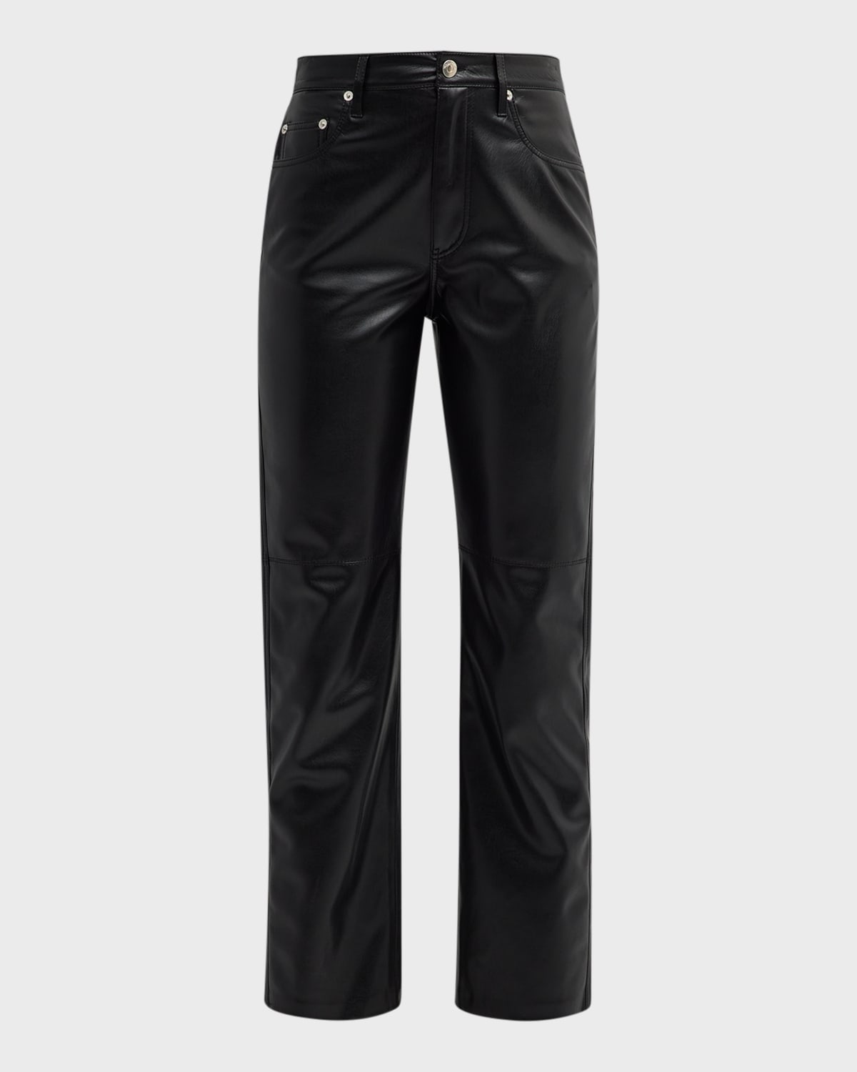 Vinni Faux-Leather Ankle Pants