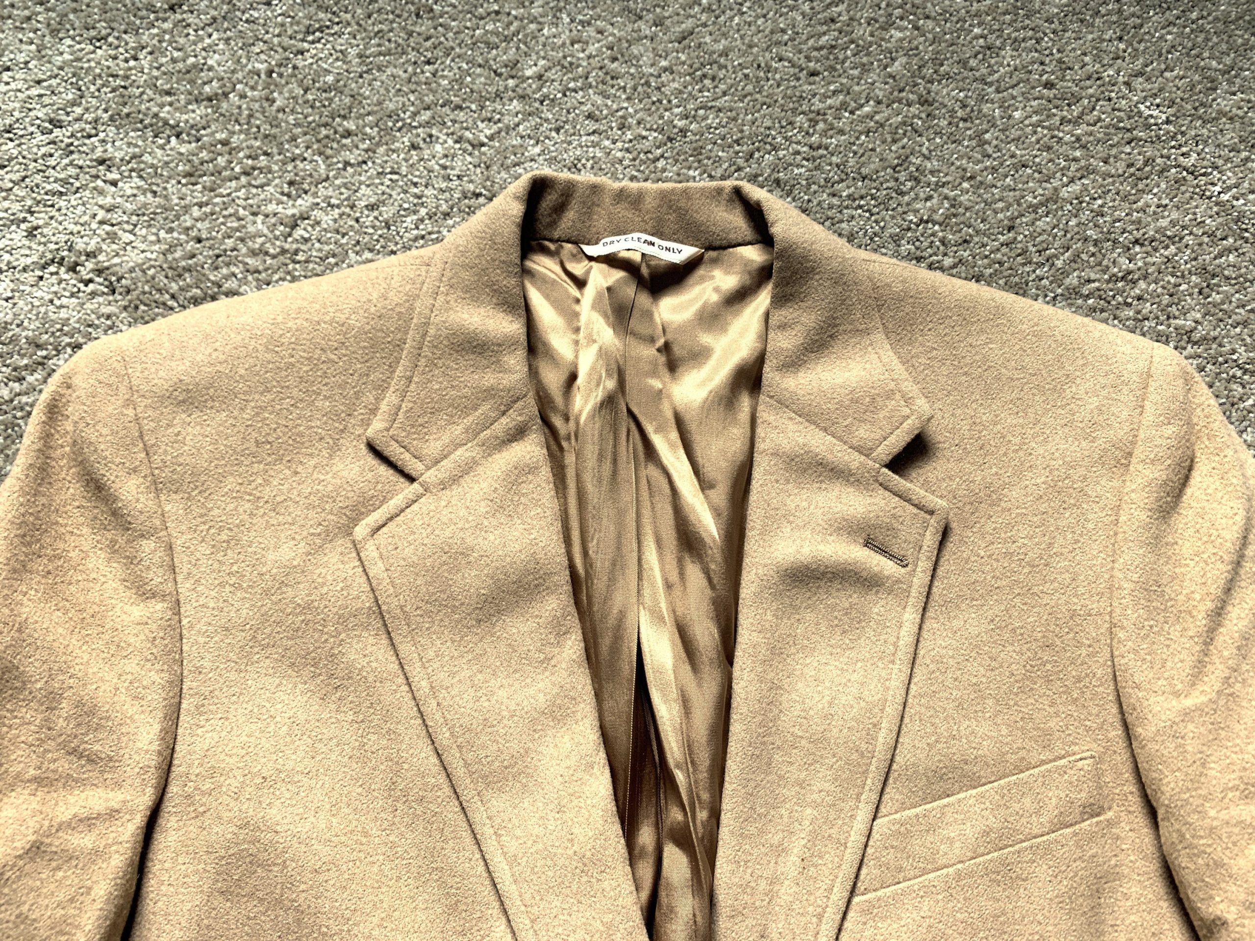 Vintage 80S Barrister Camel Hair Sport Coat 44-46