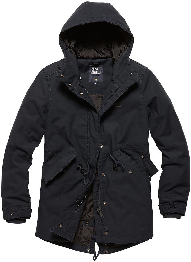Vintage Industries Indy Parka Ladies Jacket, blue, Size M for Women