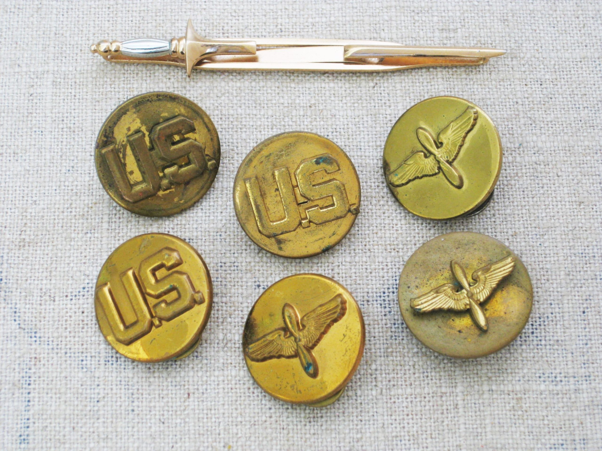 Vintage Military Lapel Pin Collection Jacket & Coat Embellishments