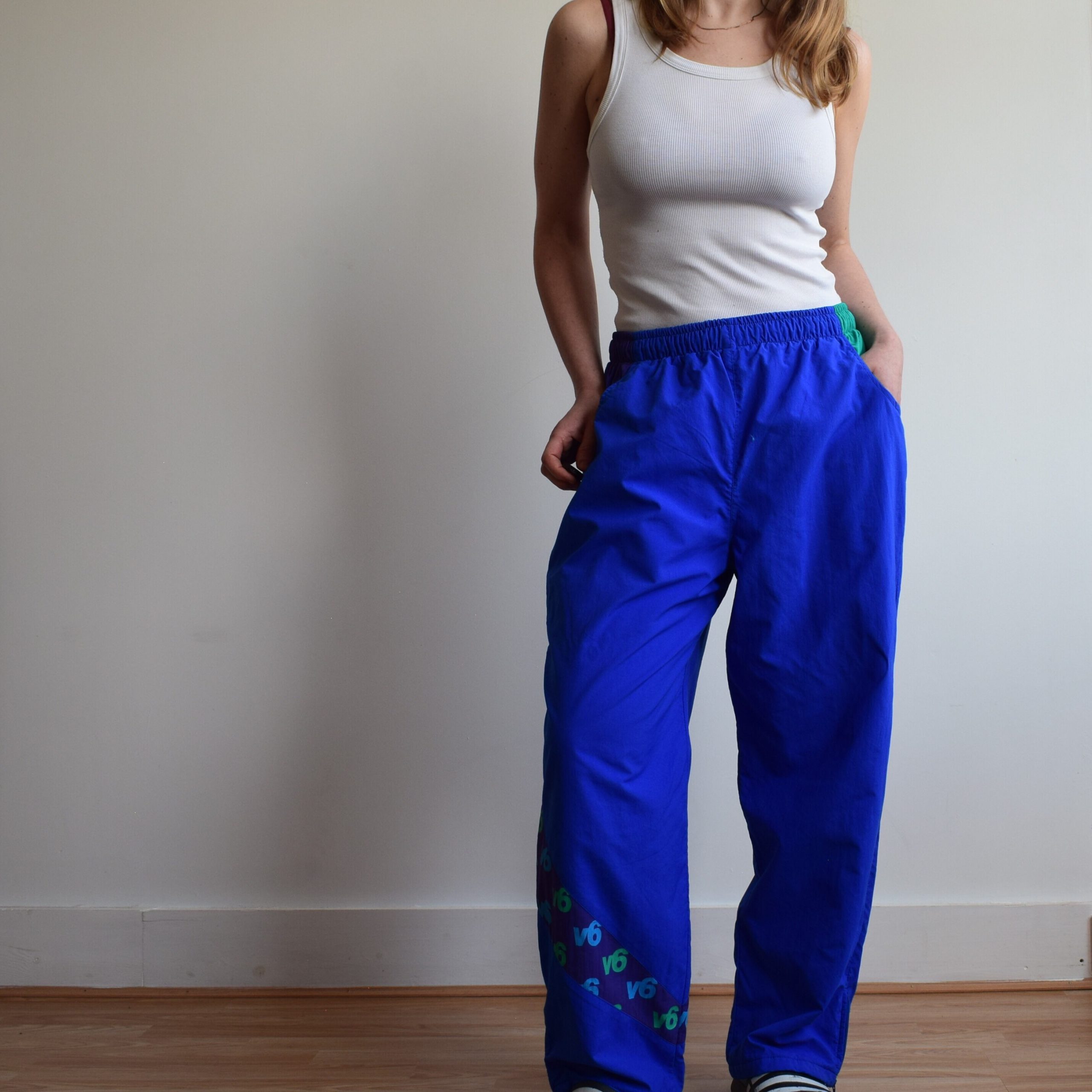 Vintage Tracksuit Bottoms. Originally Women's Size L. 90's Era