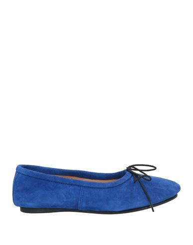 Virreina Woman Ballet flats Bright blue Size 6 Soft Leather