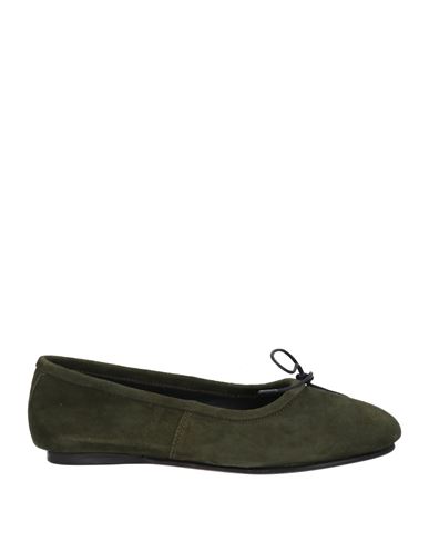 Virreina Woman Ballet flats Dark green Size 11 Soft Leather