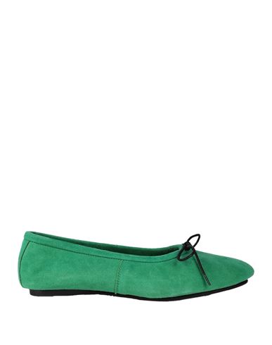 Virreina Woman Ballet flats Green Size 6 Soft Leather