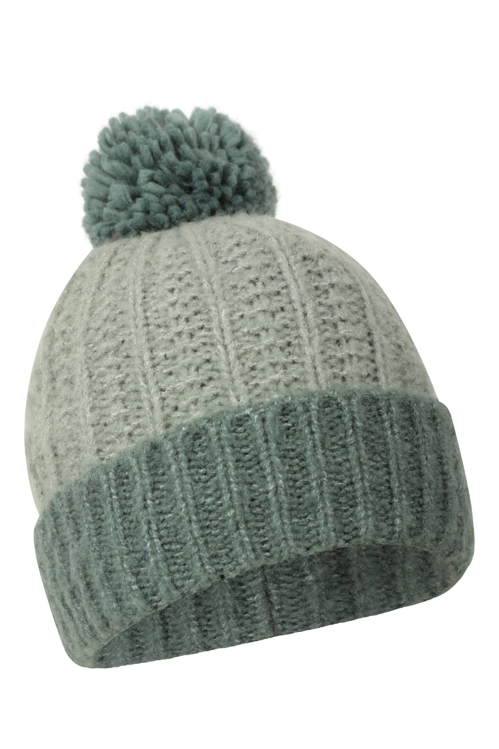 Vostok Womens Lined Pom Beanie - Green