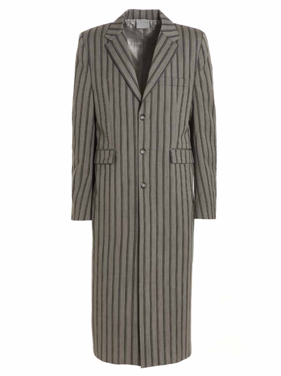 Vtmnts Striped Long Coat