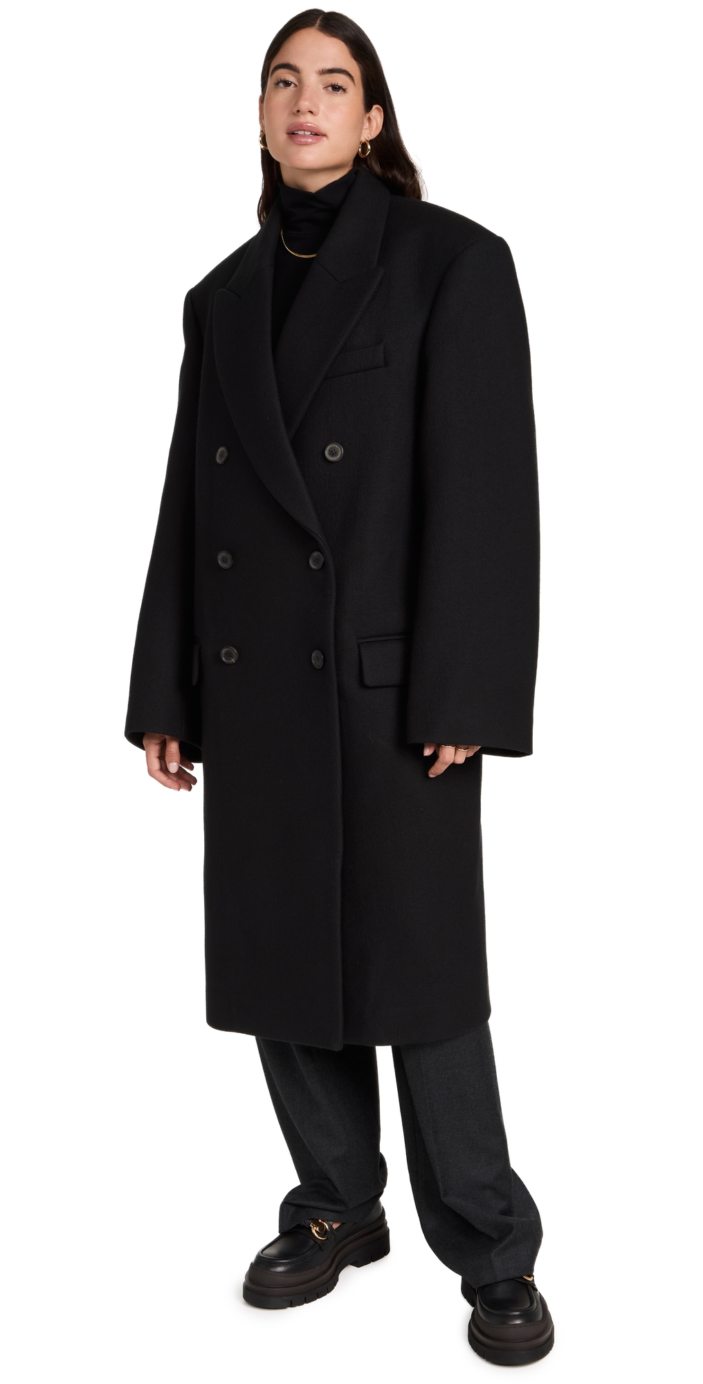 WARDROBE. NYC HB Coat Black M