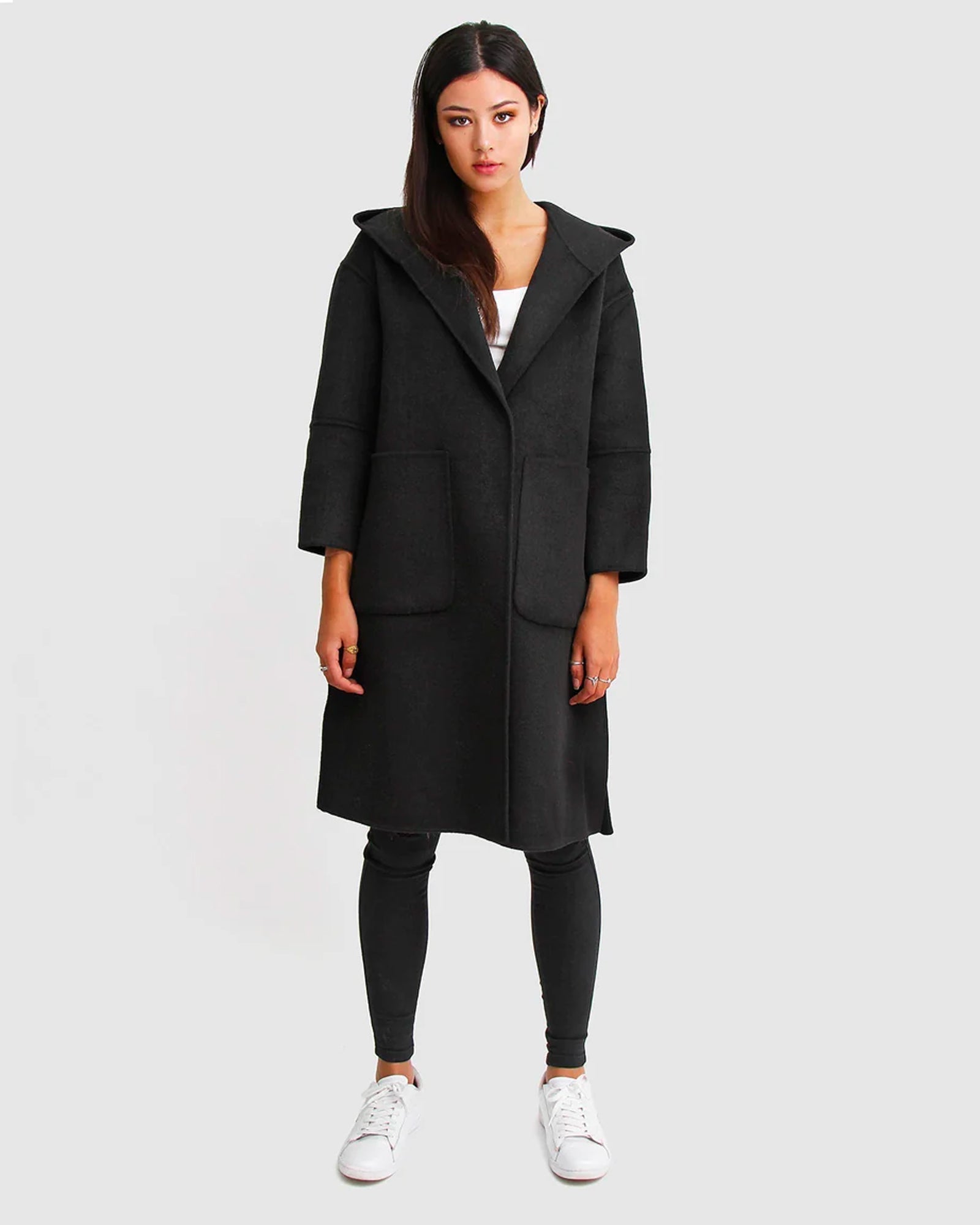 Walk This Way Wool Blend Oversized Coat