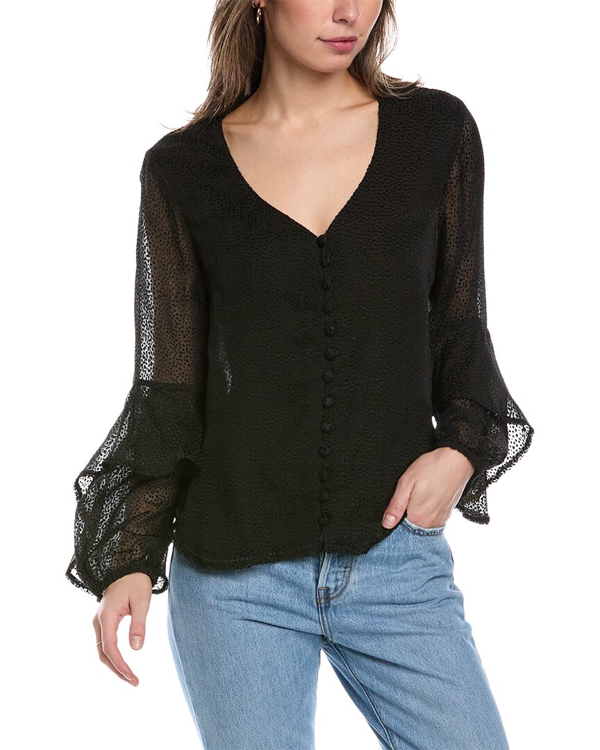 Walker & Wade Bardot Silk Top