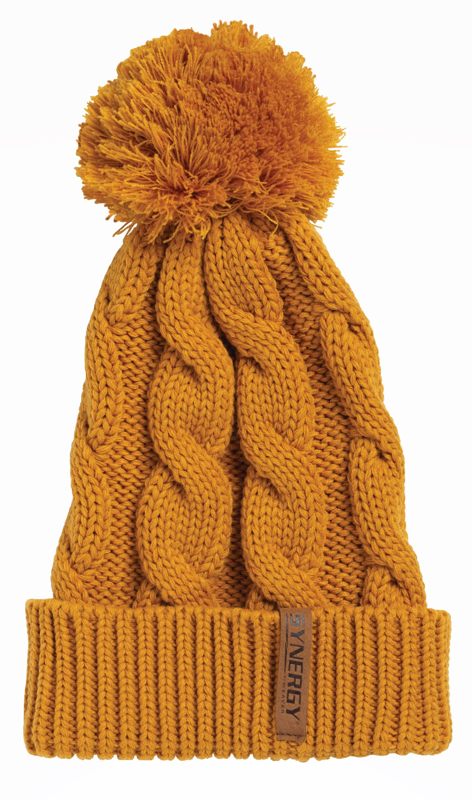 Weaver Ladies Synergy Knit Beanie with Pom