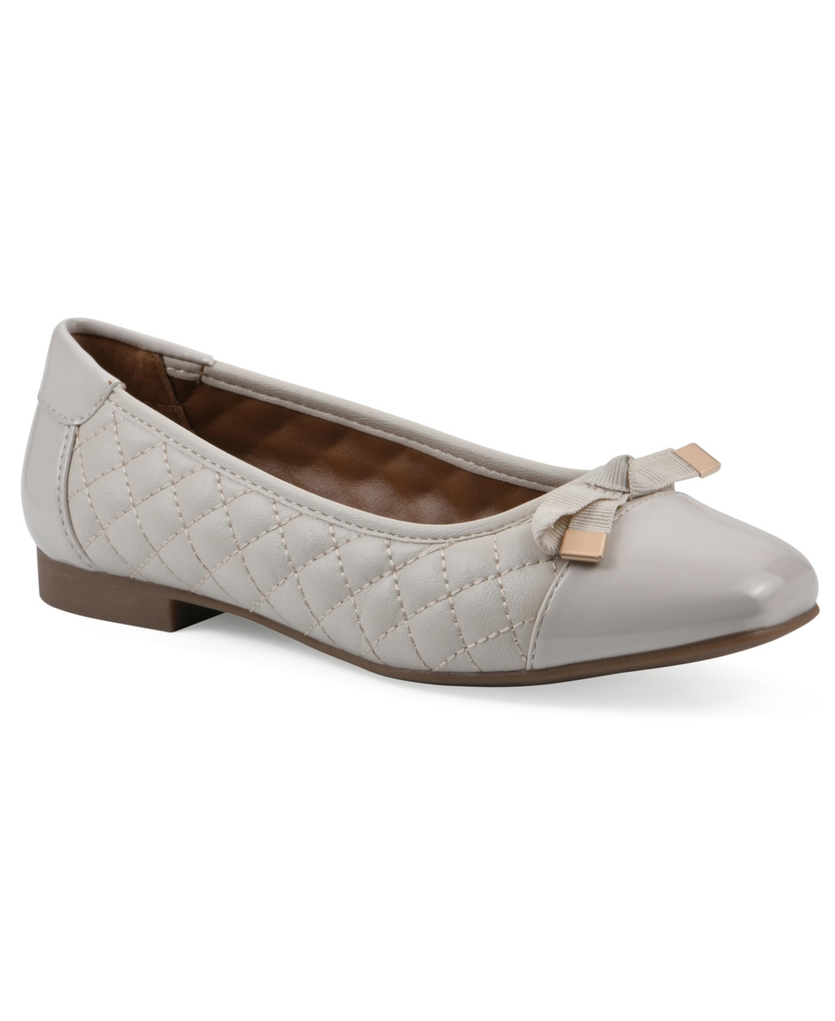 White Mountain Women's Bocah Ballet Flats - Eggshell Smooth