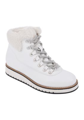 White Mountain Women's Cozy Lace-up Hiker Boots, 6.5M