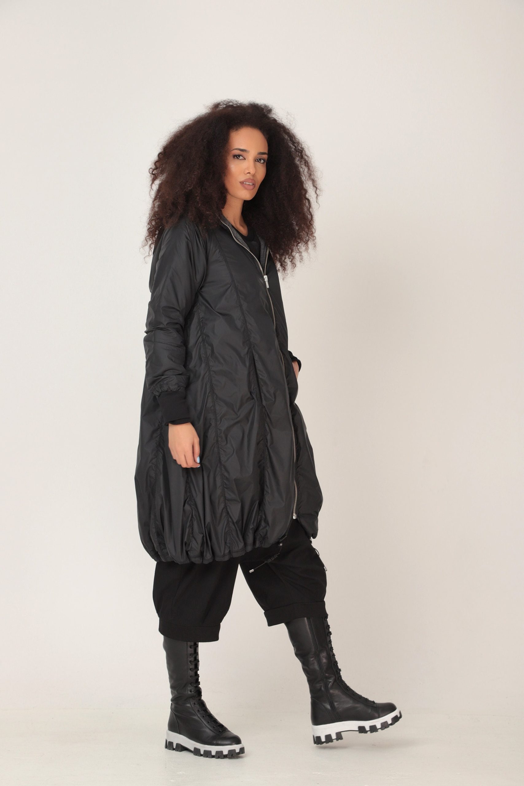 Winter Coat, Oversized Parka Big Hooded Outerwear, Oversize Jacket, Plus Size Clothing