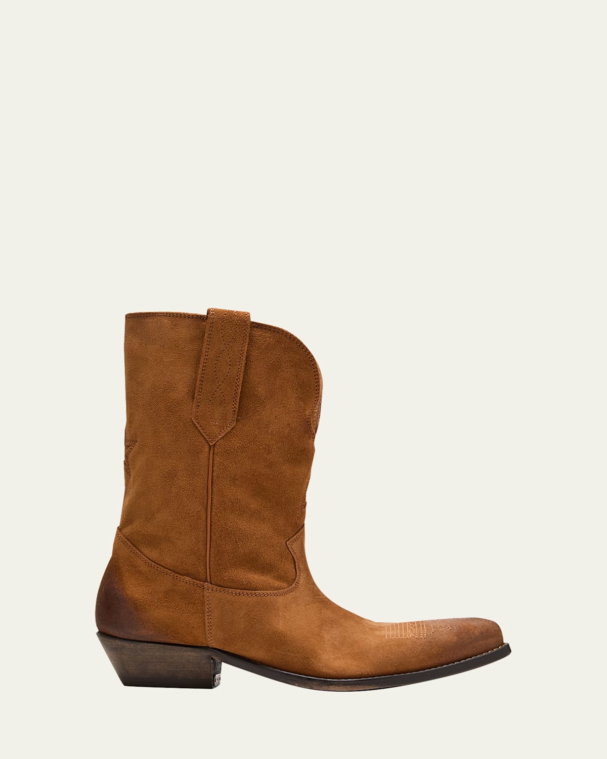 Wish Star Suede Cowboy Boots