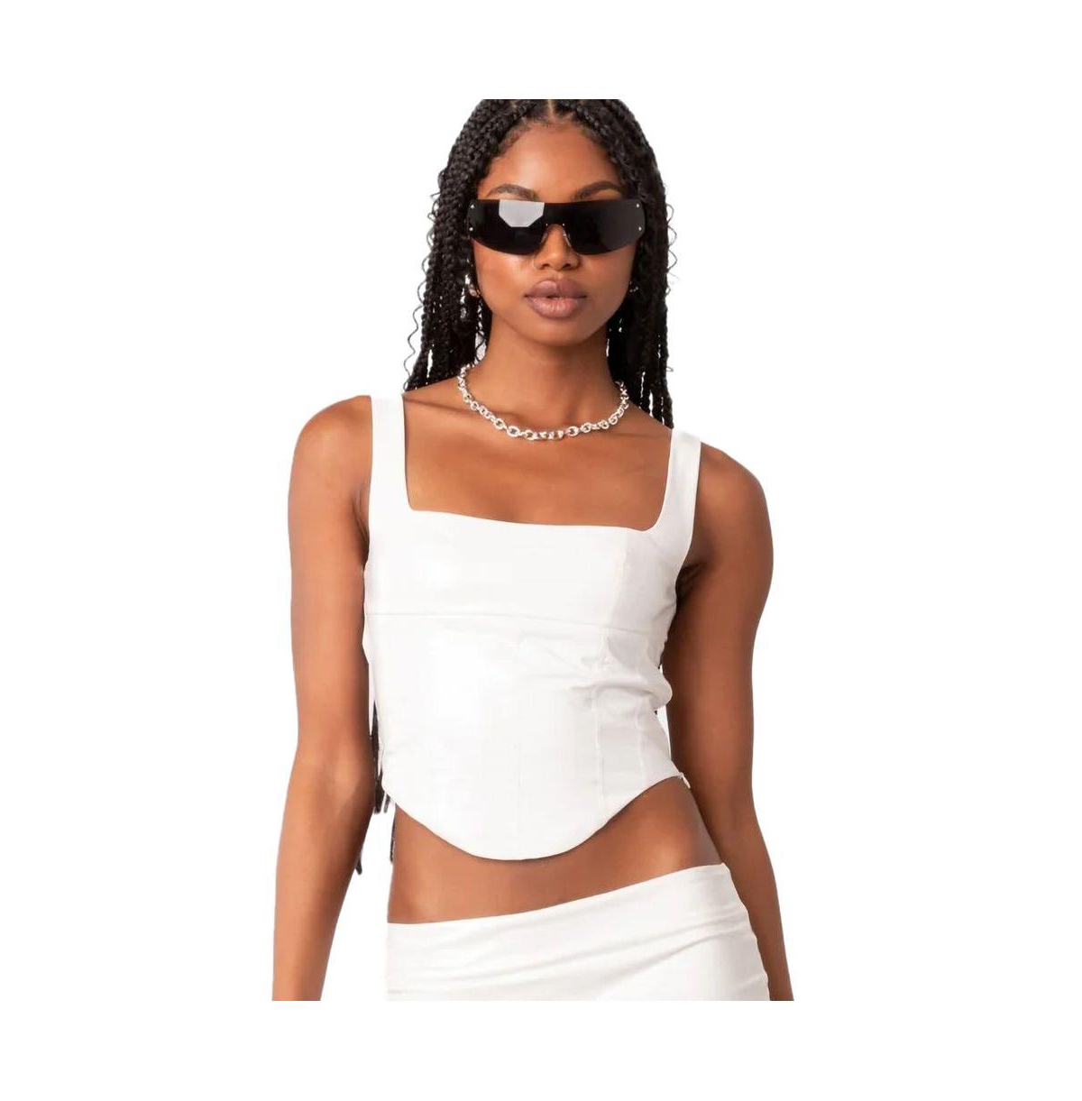 Women's Amiyah Corset Top - White