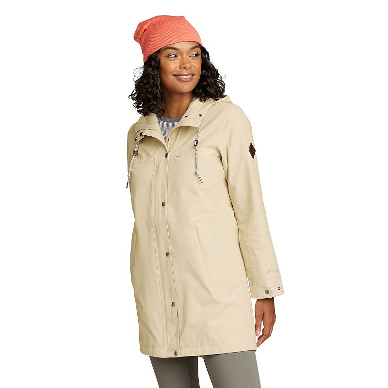 Women's Eddie Bauer Charly Parka Jacket, Size: Medium, Beige Khaki