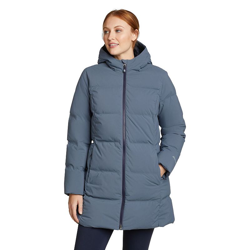 Women's Eddie Bauer Glacier Peak Seamless Parka Jacket, Size: XL, Winter Blue