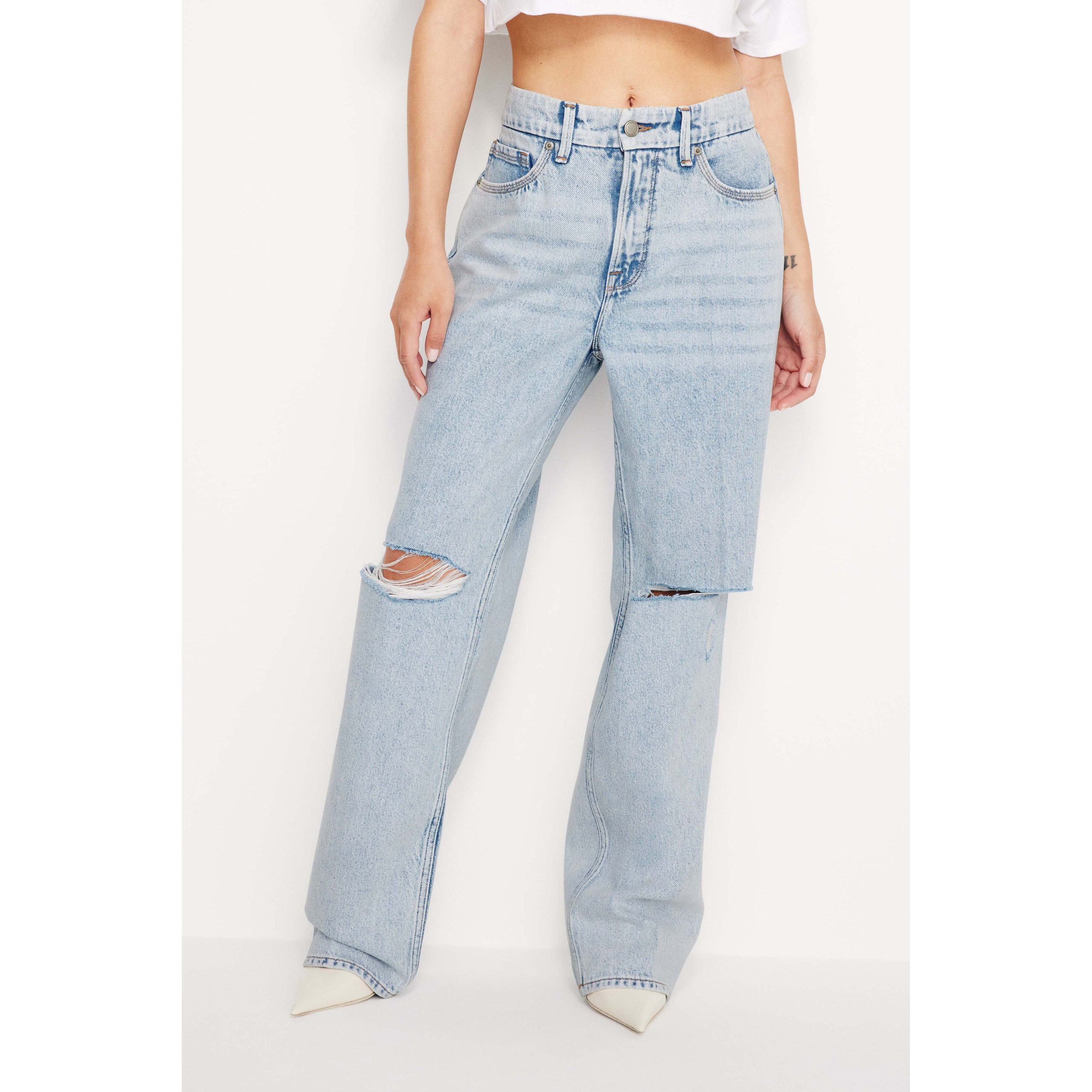 Women's Good Petite '90s Jeans | Blue, Size 2 | Good American by Khlo Kardashian