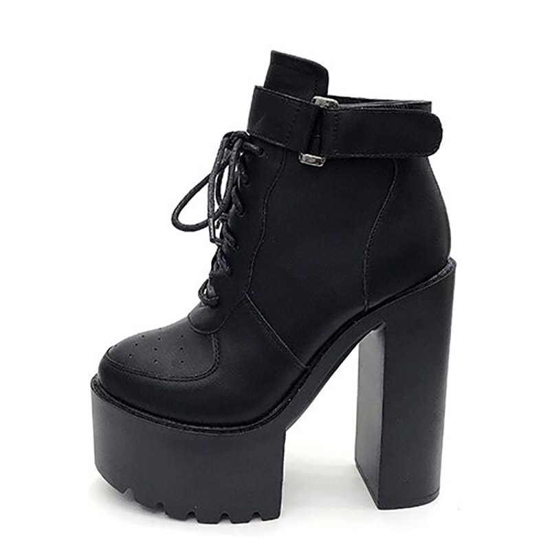 Women's Gothic Boots with High-Heeled Ankle Boots Platform / Lace-Up Shoes in Alternative Fashion