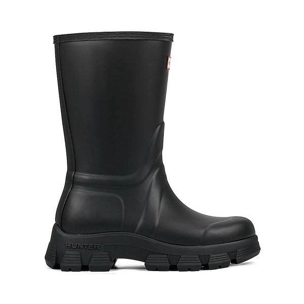 Womens Hunter Micah Lug Sole Waterproof Rain Boot - Black