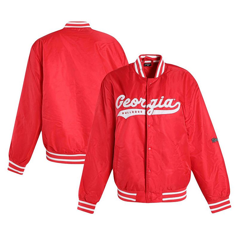 Women's Hype and Vice Red Georgia Bulldogs A-Game Varsity Full-Snap Jacket, Size: XL