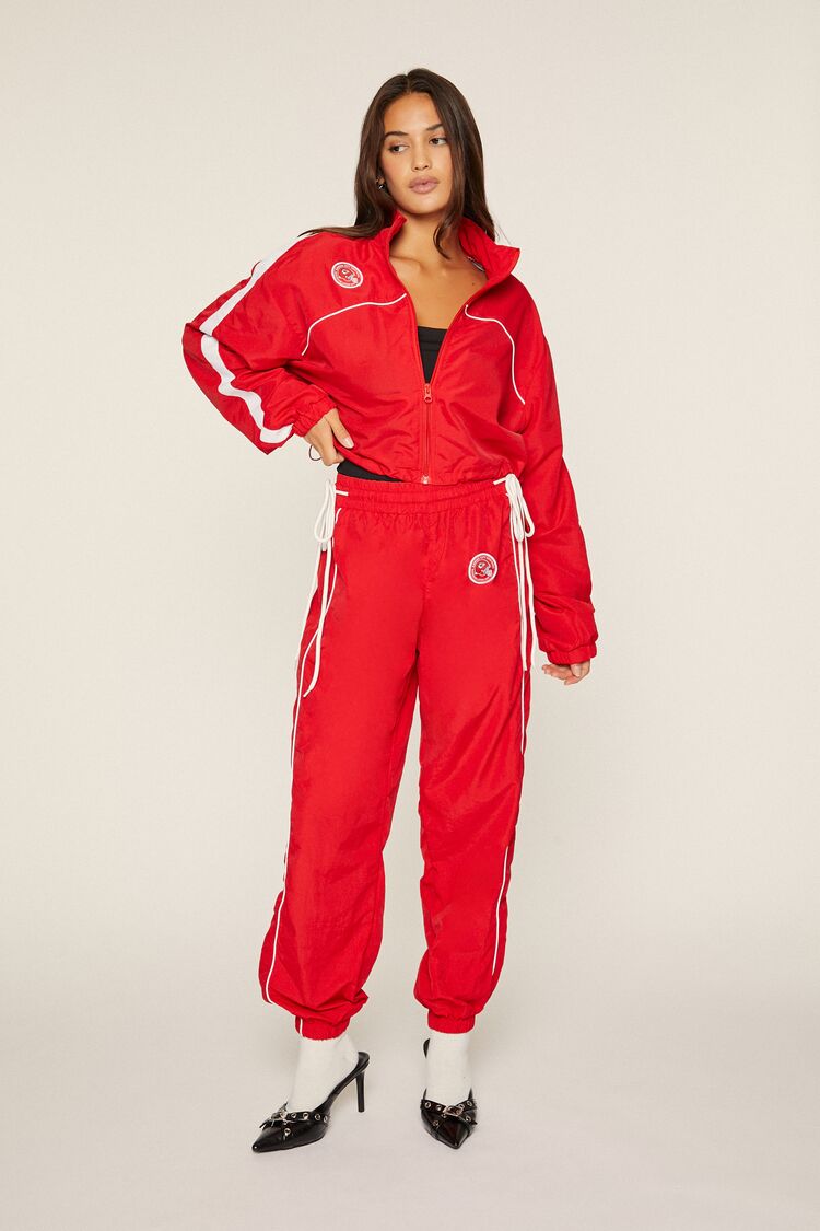 Women's Kansas City Chiefs Windbreaker Pants in Red Small