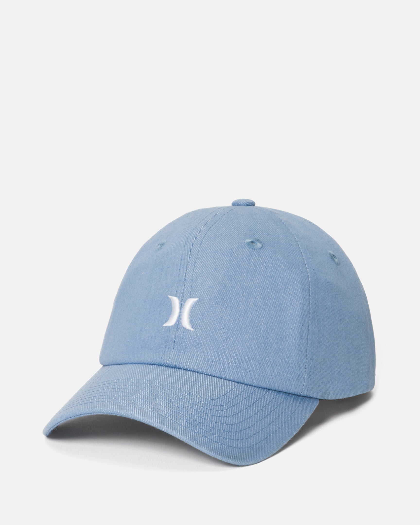 Women's Mom Iconic Hat in Blue, 100% Cotton, Size OS