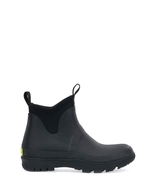 Women's Neoprene Ankle Rain Boot - Black - 6 US Womens - Black